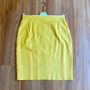 Vintage ESCADA Skirt Yellow
